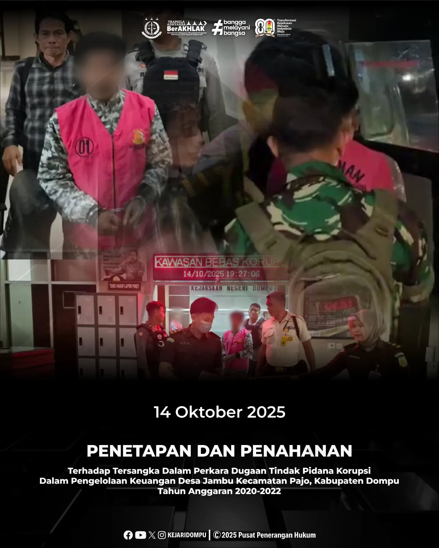 Kades Jambu jadi Tersangka Korupsi Anggaran 2020–2022