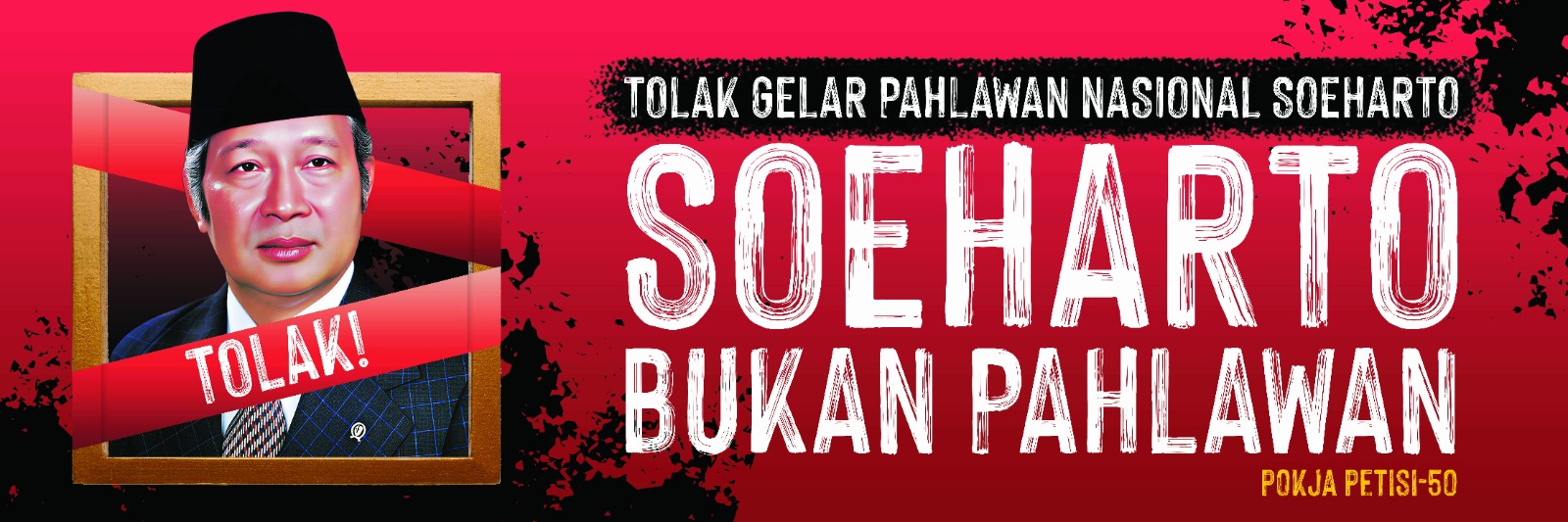 Pokja Petisi 50 Tolak Gelar Pahlawan Nasional untuk Soeharto